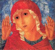 Petrov-Vodkin, Kozma Our Lady- Tenderness of Cruel Hearts oil painting reproduction